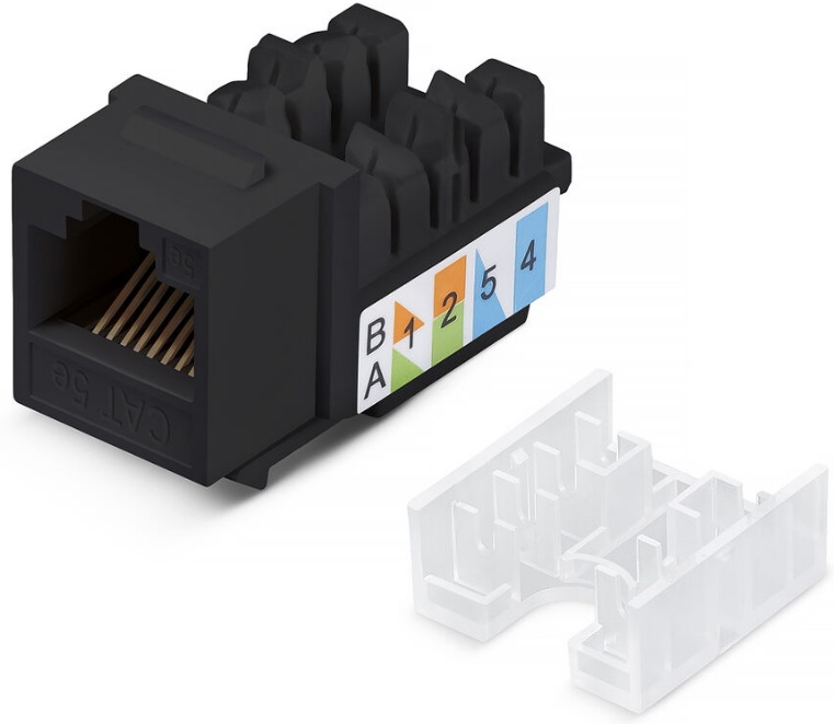 фото Модуль  Cabeus KJ-RJ45-Cat.5e-90-SW-BK