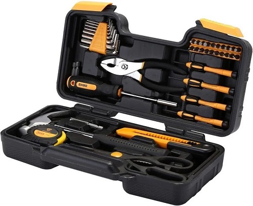 

Набор инструментов DEKO DKMT41 065-0750 для дома в чемодане (41 предмет), DKMT41