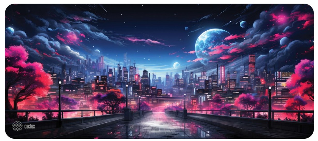 

Коврик для мыши Cactus CS-MP-PRO14XXL Fantasy space 900x400x3мм, CS-MP-PRO14XXL