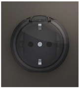 фото Розетка с заземлением KRANZ KR-78-0702-6