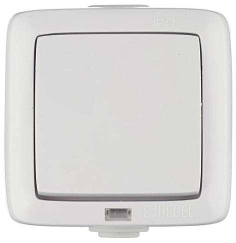 Изображение товара Переключатель одноклавишный HEGEL ВА10-262 для управления освещением