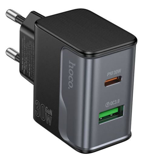 Изображение товара Зарядное устройство Hoco с быстрой зарядкой Power Delivery и USB-C