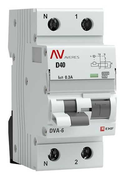 фото Автомат дифференциальный EKF rcbo6-1pn-40D-300-a-av в Красноярске