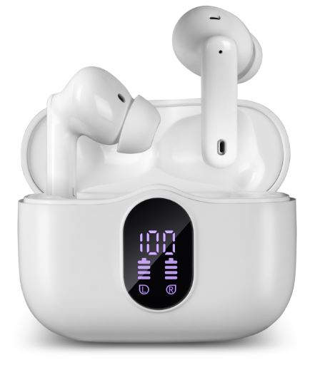 

Наушники беспроводные Sven E-310B SV-022624 внутриканальные с микрофоном, белые (BT, TWS, ANC, ENC, APP), E-310B