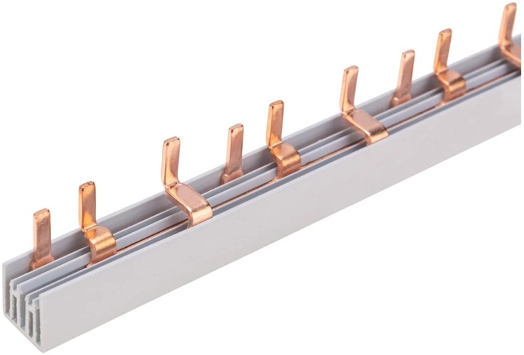 

Шина Rexant 11-2256 соединительная типа PIN (12 штырей) 3Р 100 А (22 см), 11-2256