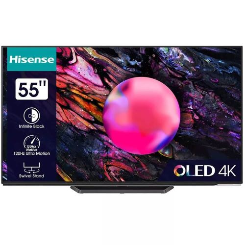 

Телевизор OLED Hisense 55A85K 55", черный, 4K Ultra HD, 120Hz, DVB-T, DVB-T2, DVB-C, DVB-S, DVB-S2, USB, WiFi, Smart TV, 55A85K