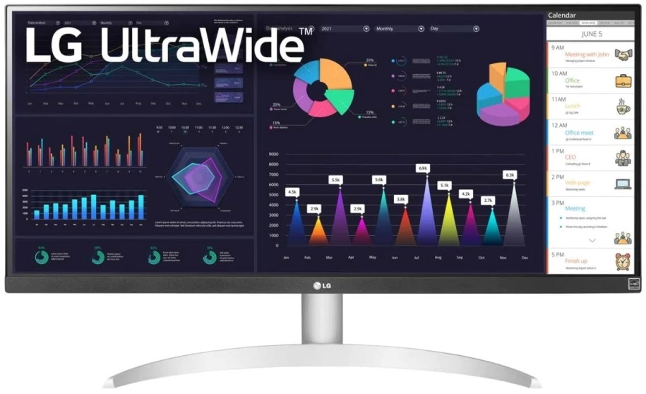 

Монитор 29" LG 29WQ600-W 29WQ600-W.ARUZ 2560x1080, IPS LED, 1ms, 21:9, 250cd, 178гр/178гр, 100Hz, DP, USB, HDMI, серебристый, 29WQ600-W