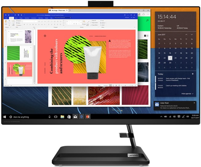 

Моноблок 27'' Lenovo IdeaCentre AIO 3 27ALC6 F0FY00P4RU Ryzen 5 7430U/2x8GB/512GB/1920x1080/USB kbd/USB mouse/GbitEth/WiFi/BT/cam/noOS/black, IdeaCentre AIO 3 27ALC6