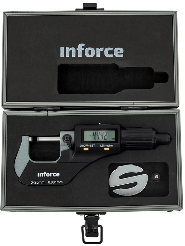 

Микрометр Inforce 06-11-44 цифровой 0-25мм/0-1"*0.001мм/0.00005", 06-11-44