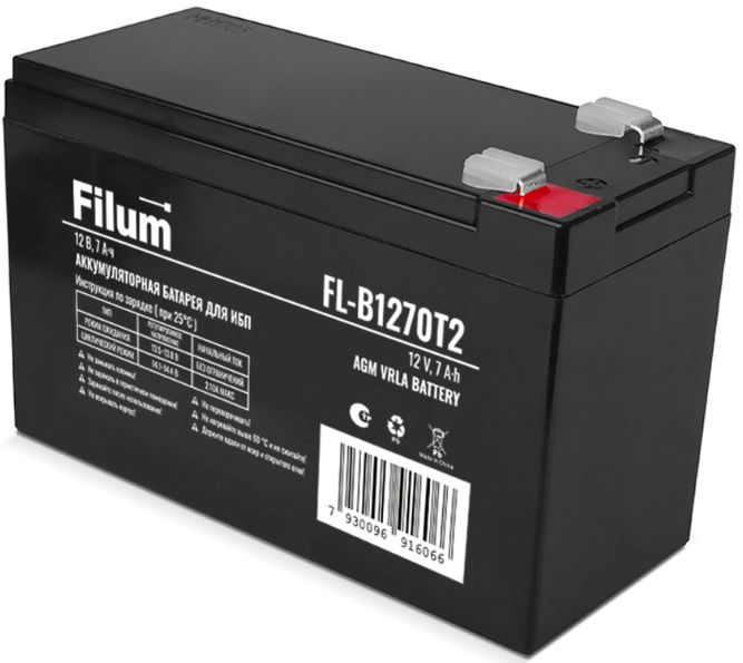 

Батарея для ИБП Filum FL-B1270T2, FL-B1270T2