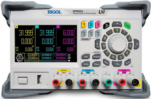Изображение товара Программируемый лабораторный источник питания Rigol DP932A 3 канала 220 В