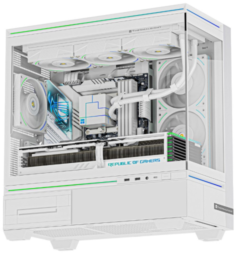 Изображение товара Корпус Thermalright M10 White для ПК в формате mATX с боковой стеклянной панелью