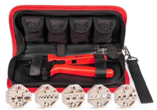 Изображение товара Пресс-клещи КВТ 80102 для опрессовки кабелей и разъемов