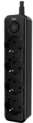 фото Сетевой фильтр AGNI TP-FD4E-2m-black