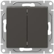 фото Выключатель двухклавишный для жалюзи  EKF UP1-SWM-25