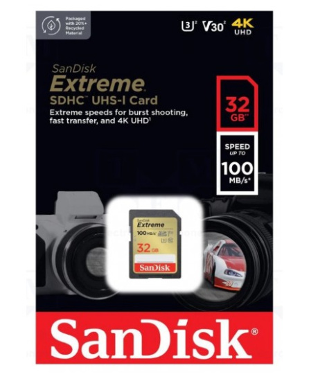фото Карта памяти SDHC 32Gb SanDisk SDSDXVT-032G-GNCIN в Омске