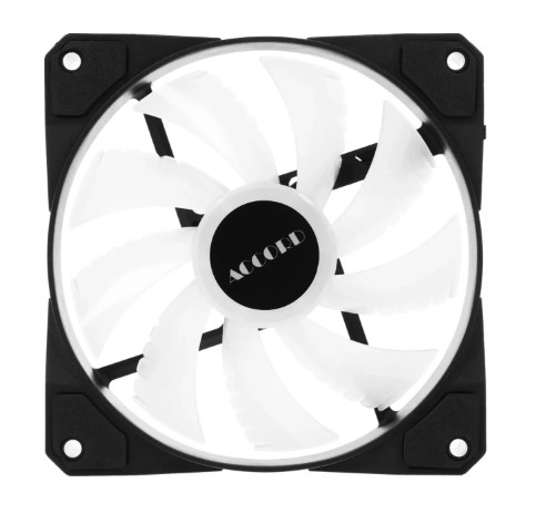 

Вентилятор для корпуса ACCORD ACC-XF12 ARGB BLACK 120mm, 1200rpm, 23.7dBa, ACC-XF12 ARGB BLACK