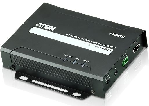 

Удлинитель Aten VE802R-AT-G HDMI HDBaseT-Lite+RS232+IR, 60 м, 1xUTP Cat5e, HDMI+RJ45+3-контактн. клемма+MINIJACK, F, без шнуров, без БП, VE802R-AT-G