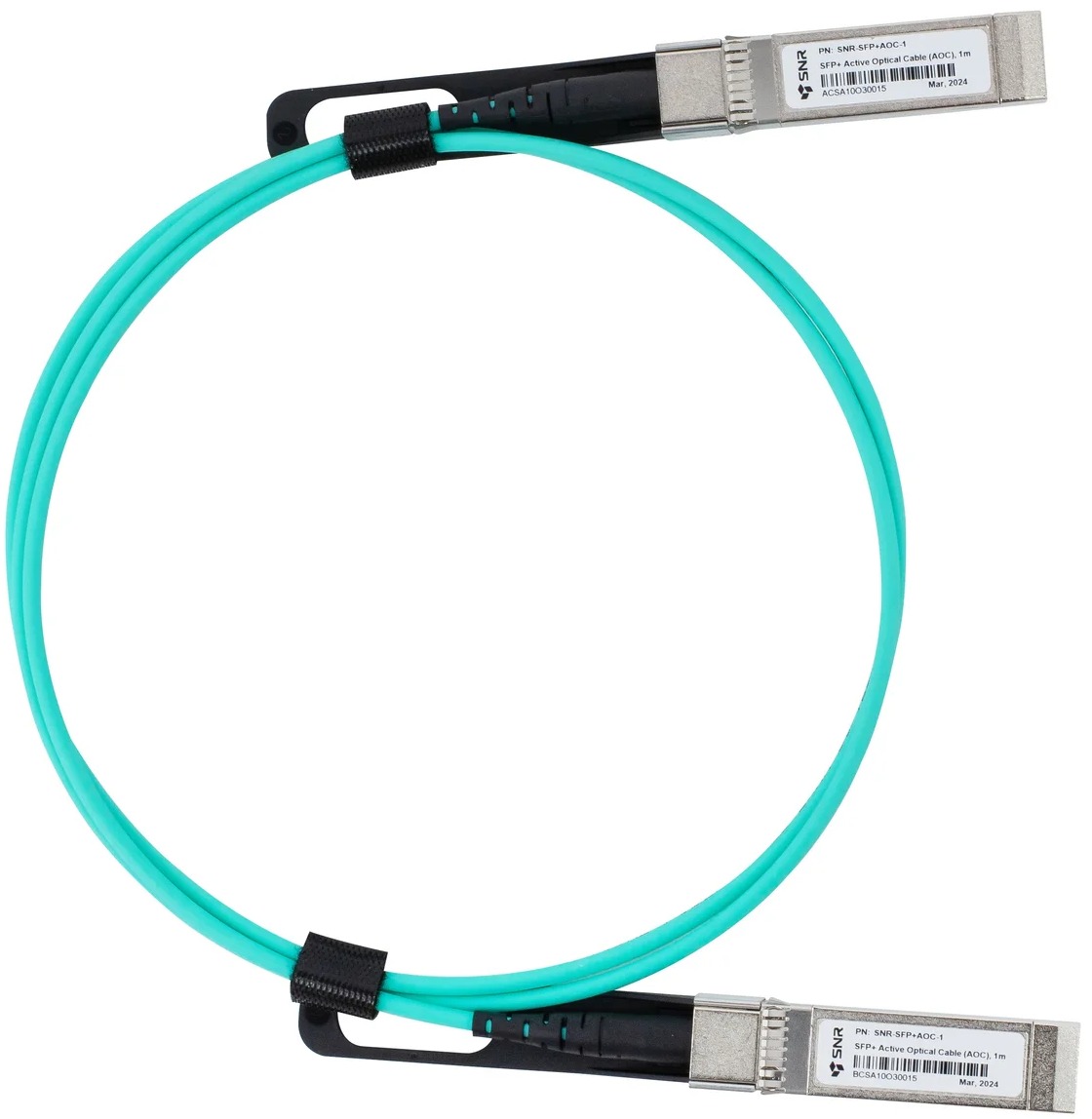 

Модуль SFP+ SNR SNR-SFP+AOC-1 Active Optical Cable (AOC), дальность до 1м, SNR-SFP+AOC-1
