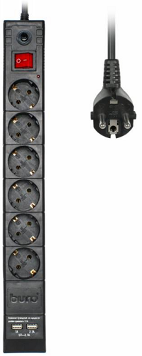 фото Сетевой фильтр  Buro BU-SP3_USB_2A-B в Уфе