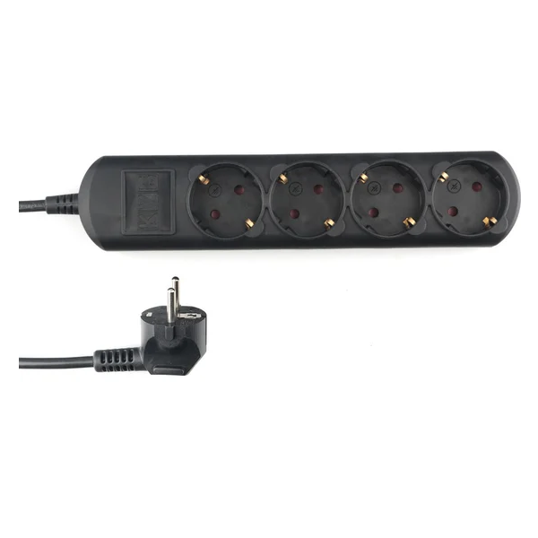 

Удлинитель PowerCube PC-1B-5M бытовой, 4р с/з, без выкл. 2200 Вт, 10 А, 5 м 3*0,75 (черный графит), PC-1B-5M