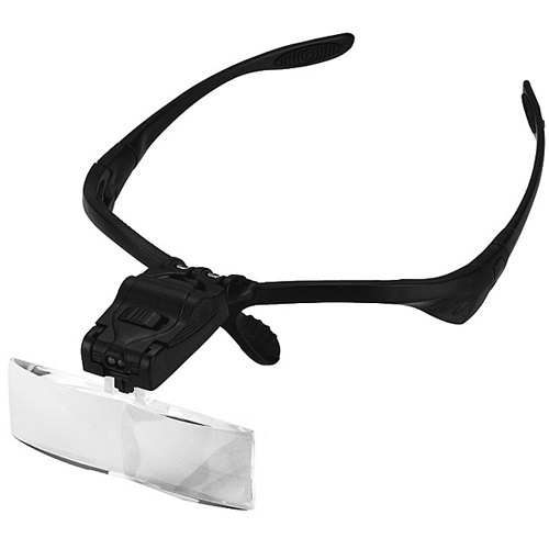 

Лупа Kromatech MG9892B 67336 -очки, G74520,налобная 1,0/1,5/2,0/2,5/3,5x, с подсветкой (2 LED) MG9892B, MG9892B