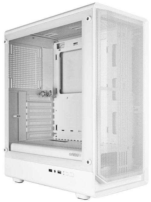 

Корпус ATX Ginzzu CL175 без БП, боковая панель из закалённого стекла, USB 2.0, USB 3.0, CL175