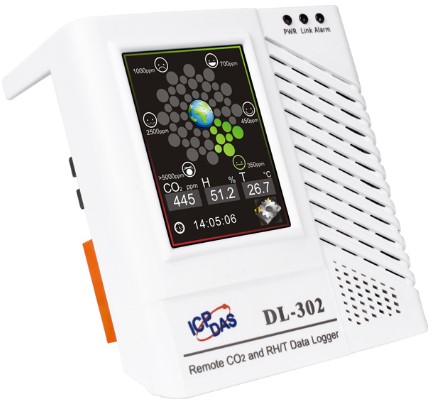 

Датчик ICP DAS DL-302 CR температуры, влажности, точки росы и концентрации CO2 с функцией регистрации данных, DL-302 CR