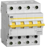 фото Выключатель-разъединитель трехпозиционный  IEK MPR10-4-063