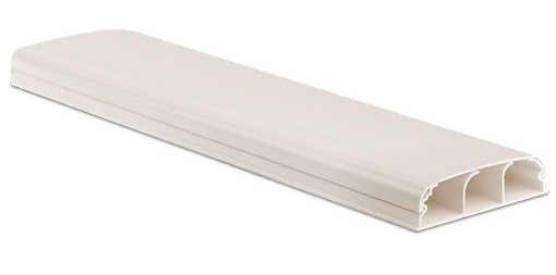 

Кабель-канал DKC 07200 плинтусного типа 70х22 L2000, трехсекционный, с крышкой, белый. In-liner Front, 07200