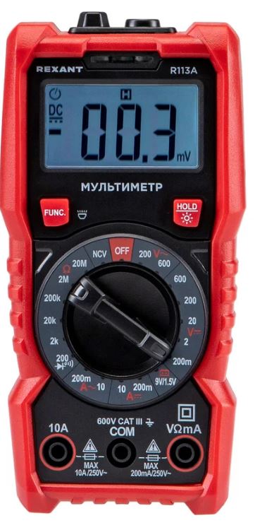 

Мультиметр Rexant 13-3109 портативный R113A, 13-3109