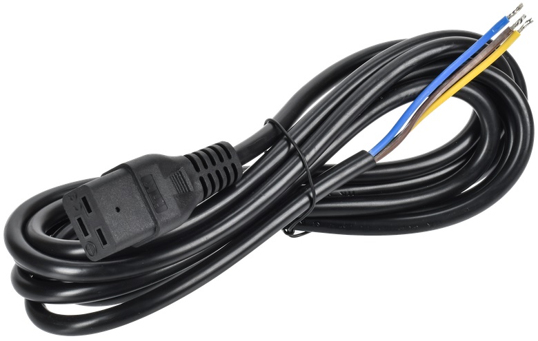 

Кабель питания ITK PC-C19-3M 3x1,5 3М C19-б/р, PC-C19-3M