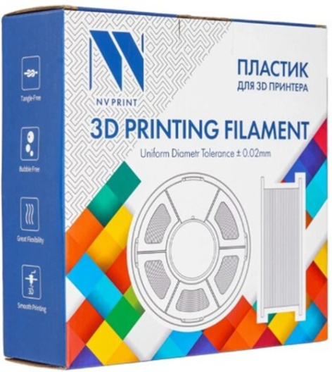 Изображение товара Пластик PETG Light Pink 1.75 мм 1 кг для 3D печати NVP NV-3D-PETG-LIGHT-PINK