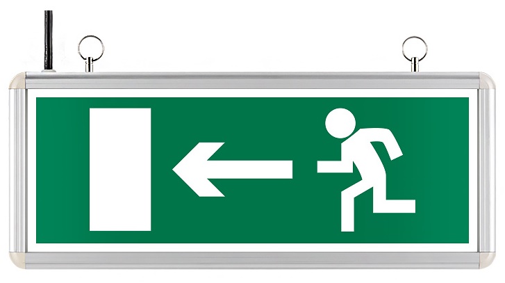 

Указатель выхода аварийный WOLTA WEL-1W/02-С двухсторонний, WEL-1W/02-С