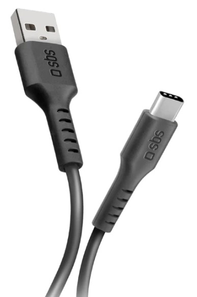 

Кабель SBS TECABLEMICROC15K USB - USB-C, черный, длина: 1,5м, TECABLEMICROC15K