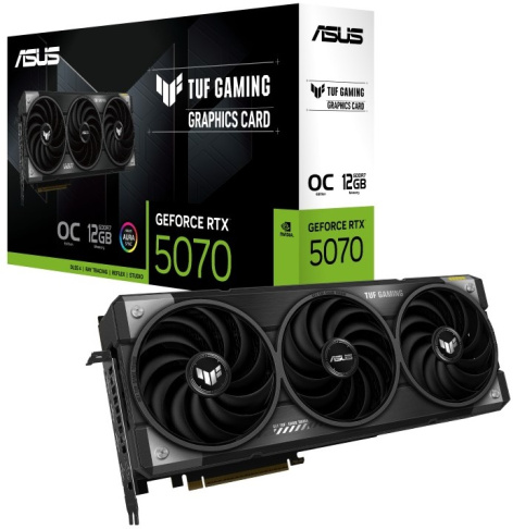 фото Видеокарта ASUS GeForce RTX 5070 TUF GAMING (TUF-RTX5070-O12G-GAMING) в Уфе
