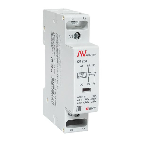 Изображение товара Контактор EKF km-av-1-25-02-230V модульный 2НЗ 25A