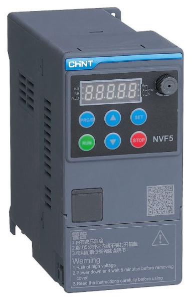 Изображение товара Преобразователь частоты CHINT NVF5 0.4 кВт IP20 для промышленного использования