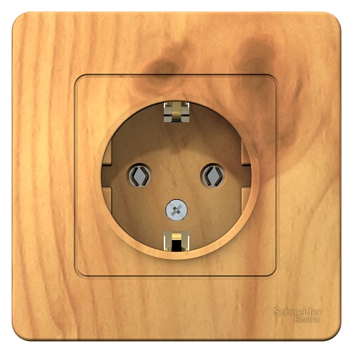 

Розетка Schneider Electric BLNRS001015 с/з без шторок, 16А, 250В Ясень внутр, BLNRS001015