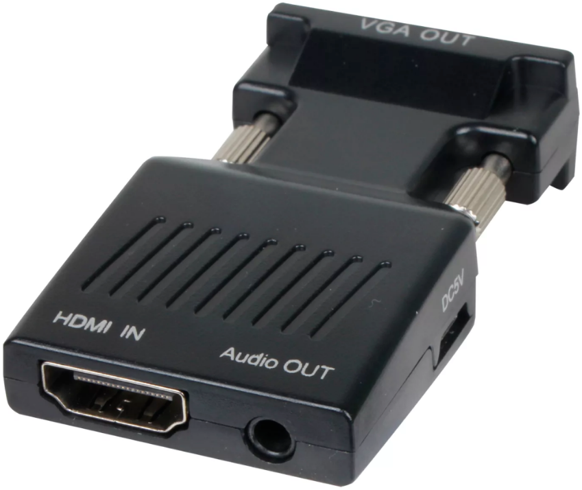 

Переходник HDMI-VGA VCOM CA336A (F)/(M) audio,1080*60Hz, CA336A