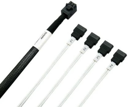 Изображение товара Кабель LR-LINK LRSF43ST8P-0.75M для подключения SATA