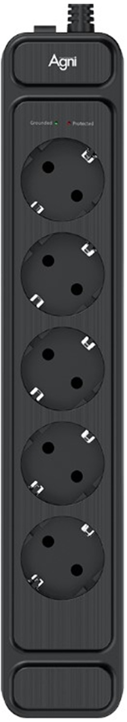 Сетевой фильтр AGNI TP-FS5E-2m-black