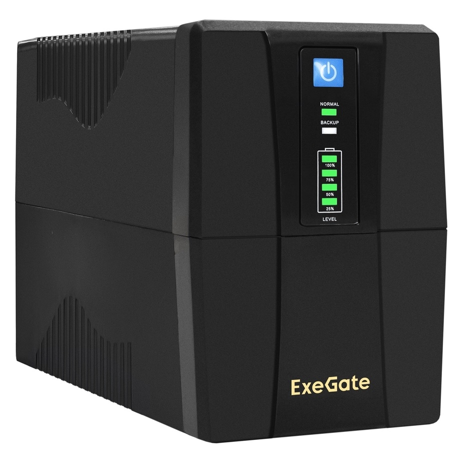 фото Источник бесперебойного питания  Exegate Power Back BNB-650.LED.AVR.EURO.RJ.USB