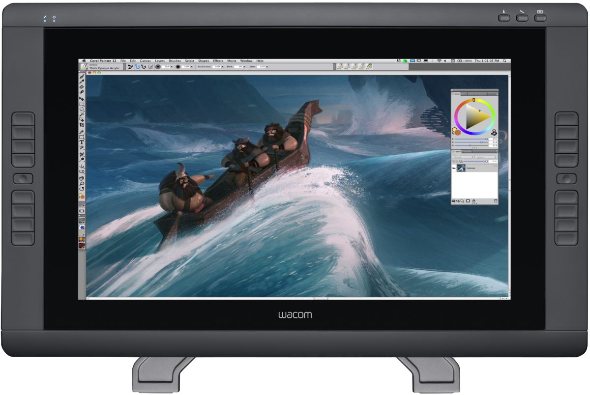 Графический планшет Wacom Cintiq 22HD DTK-2200 interactive pen display