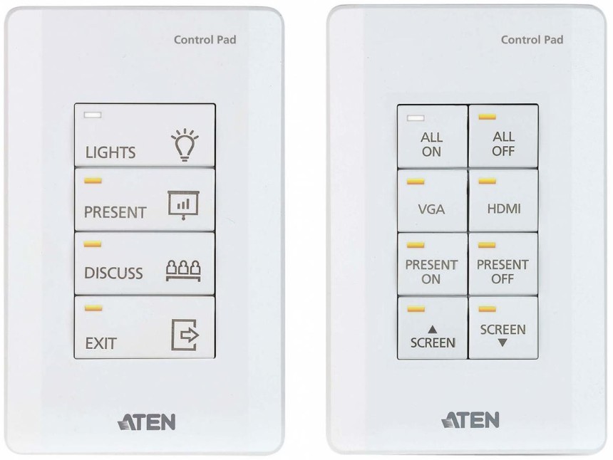 

Контроллер Aten VK0100-AT 8-кнопочный (стандарт US, 1 Gang), VK0100-AT