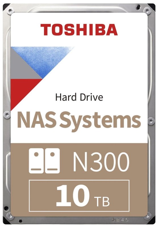 

Жесткий диск 10TB SATA 6Gb/s Toshiba N300 HDWG71AXZSTA 7200rpm 512MB, N300