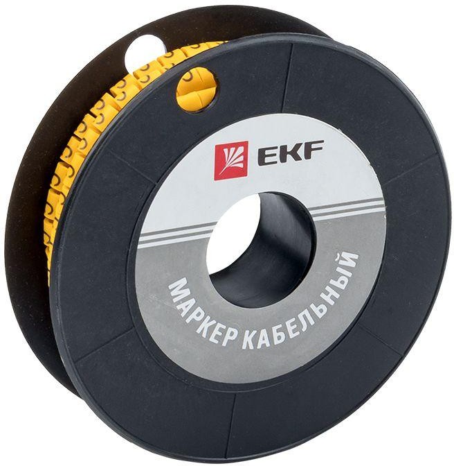 

Маркер на кабель EKF plc-KM-6-C 6,0 мм2 "C" (350 шт.) (ЕС-3), plc-KM-6-C