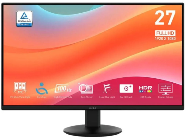 Изображение товара Монитор 27" MSI Pro MP272L (УЦЕНЕННЫЙ)