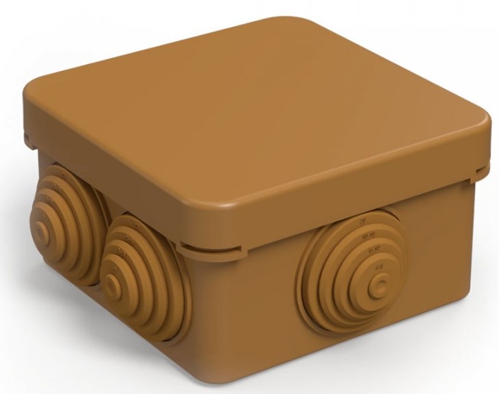 

Коробка распределительная Промрукав 40-0200-8001 для о/п, безгалогенная (HF), бук, 70х70х40, 40-0200-8001