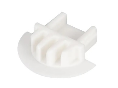 Изображение товара Белая заглушка Arlight 026202 для профиля MIC-F-2000 White